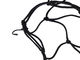 60x60cm 90x90cm Removable Hooks Scrog Net In Black Color